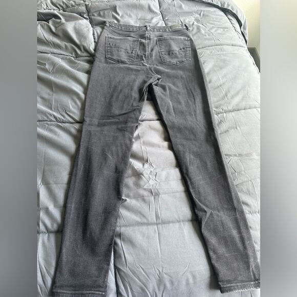 American Eagle black slash next level stretch super curvy high rise jeggings - Picture 1 of 6